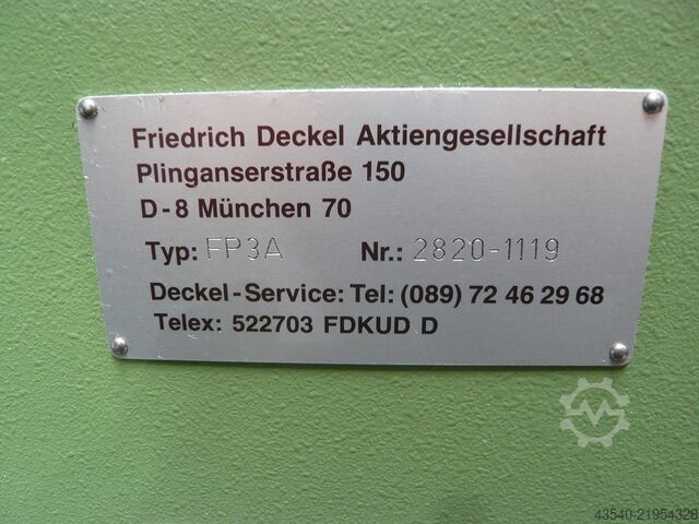 เครื่องลับคมเครื่องมือ Deckel FP3A Dialog 11 Zubehörschrank