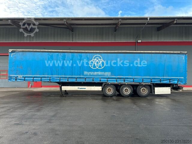 Åben sættevogn med presenning KRONE SD Curtainsider/Rungen/Hubdach/Box/Liftachse