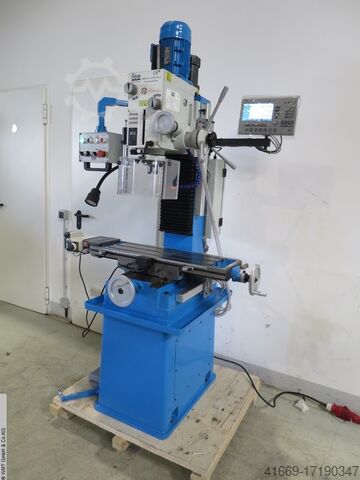 Bohr- und Fräsmaschine HBM BF 45 Profi DRO