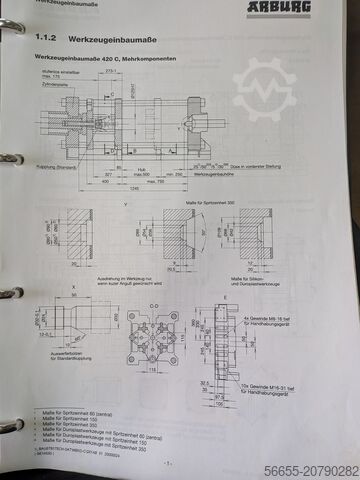 Injection molding machine Arburg 420 C 1000-150 60 2K 184686