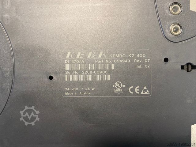 Thẻ điện tử Keba Keba Eingangskarte DI 470/A Kemro K2-400 / 054943