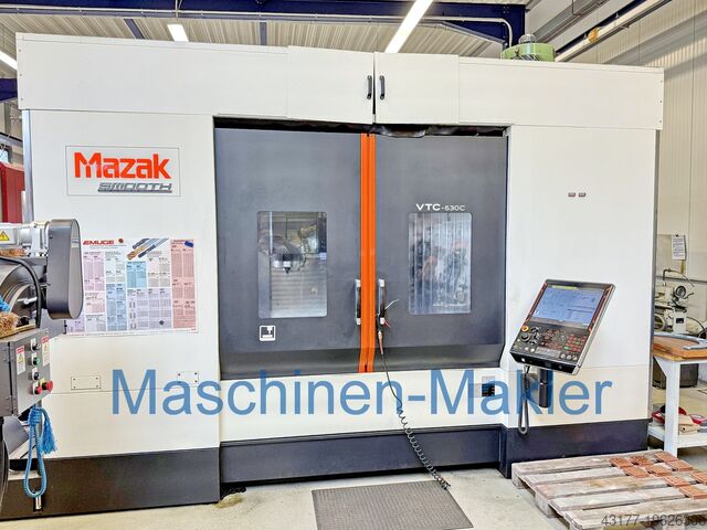 Vertical machining center Mazak VTC 530C VTC 530 C Trennwand Absaughaube