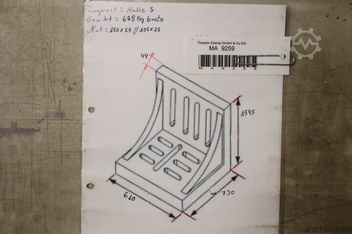  unbekannt 1000/800/H1250 mm