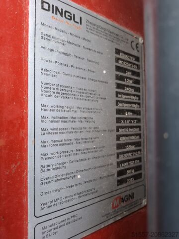 Scherenarbeitsbühne MAGNI ES 0607 DC | 2023