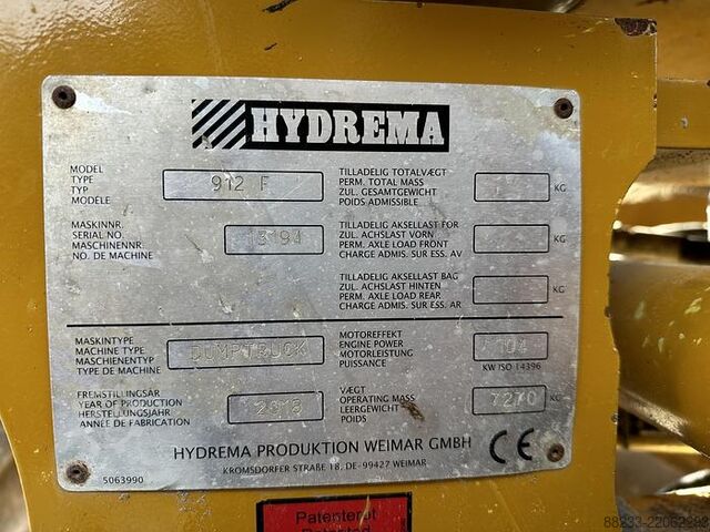 Kipper Hydrema 912F