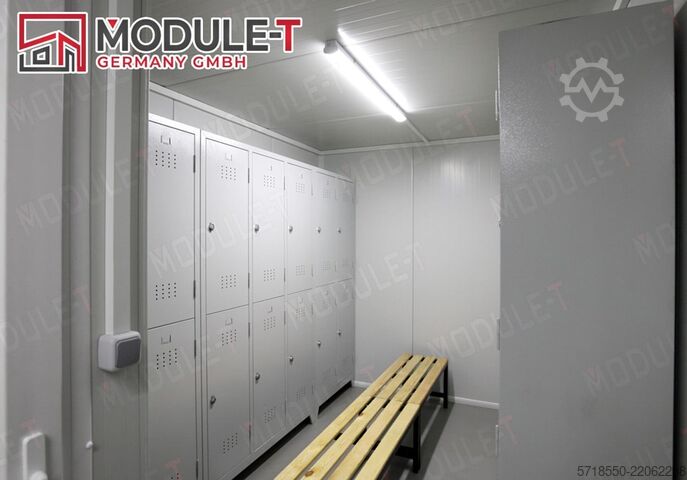 Badkamer container Umkleidecontainer / WC / Duschcontainer 3,00×2,40m