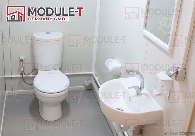 Badkamer container Umkleidecontainer / WC / Duschcontainer 3,00×2,40m