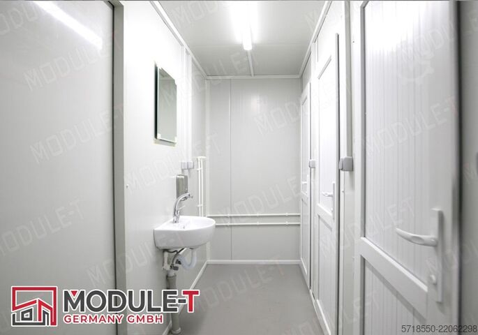 Badkamer container Umkleidecontainer / WC / Duschcontainer 3,00×2,40m