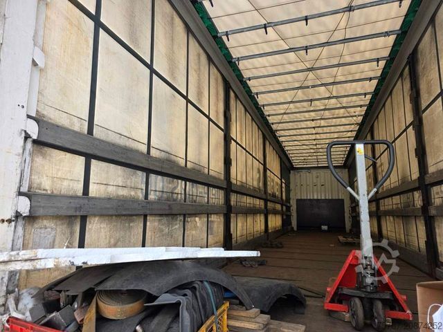 Auflieger mit Pritsche & Plane KRONE Joloda Mega Gardine, Lift, Hubdach