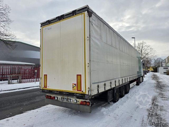 Auflieger mit Pritsche & Plane KRONE Joloda Mega Gardine, Lift, Hubdach