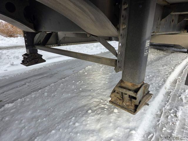 Auflieger mit Pritsche & Plane KRONE Joloda Mega Gardine, Lift, Hubdach