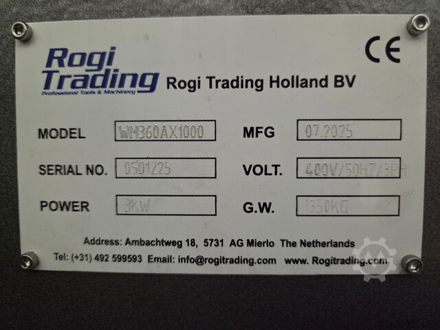 Metallisorvi Rogi WM360AX1000