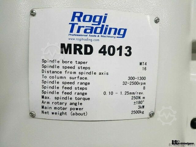 Geislamyndaður borvél Rogi MRD4013