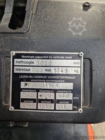 Carretilla elevadora Toyota, 7FB15, Elektrische heftruck incl 7FB15
