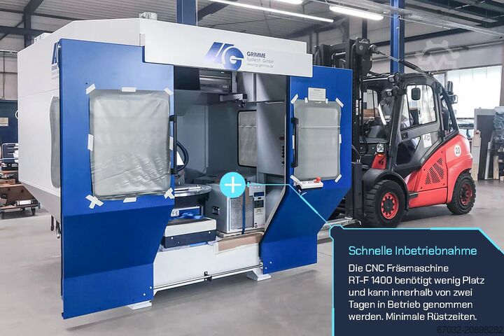 5-Achs CNC Fräsmaschine HG GRIMME SysTech GmbH CNC Maschine - 5-Achs Fräsmaschine RT-F