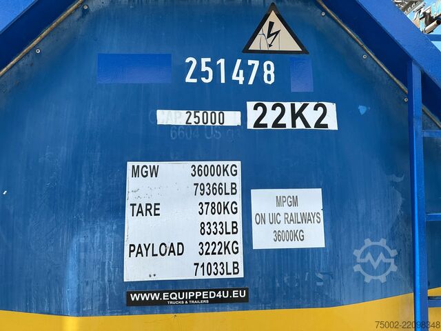 танк-контейнер Welfit Oddy 20FT ISO / 24.900L / 1-COMP  / T11 / 22K2 /  AD...