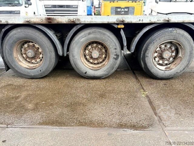 Plateau de chargement Schmitz Cargobull SCS 24/L 3-AXLE FLATBED TRAILER (DRUM BRALES / ...