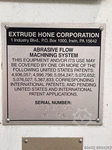 Maszyna do usuwania zadziorów po wytłaczaniu Extrude Hone EXTRUDE HONE VECTOR 2000 R02-1245