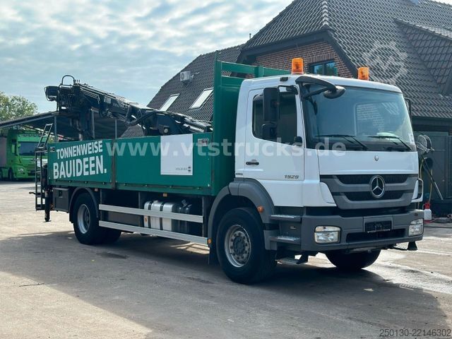 Düz kasa kamyon MERCEDES-BENZ Axor 1929 4x2 Pritsche + HIAB Ladekran