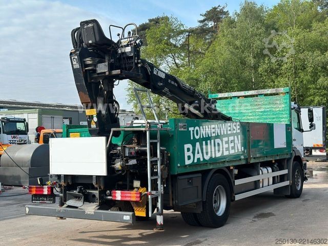 Düz kasa kamyon MERCEDES-BENZ Axor 1929 4x2 Pritsche + HIAB Ladekran
