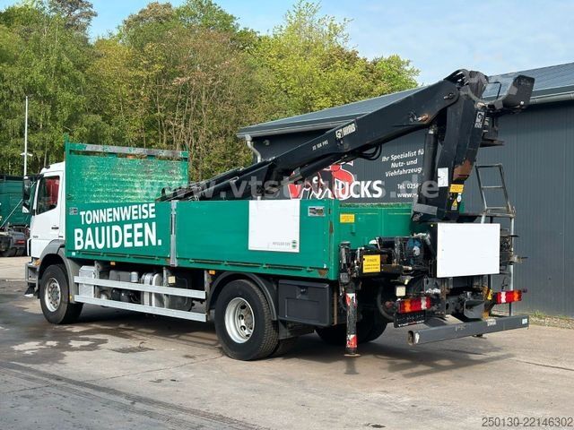 Düz kasa kamyon MERCEDES-BENZ Axor 1929 4x2 Pritsche + HIAB Ladekran
