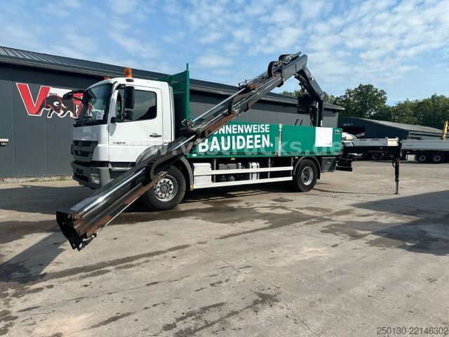 Düz kasa kamyon MERCEDES-BENZ Axor 1929 4x2 Pritsche + HIAB Ladekran
