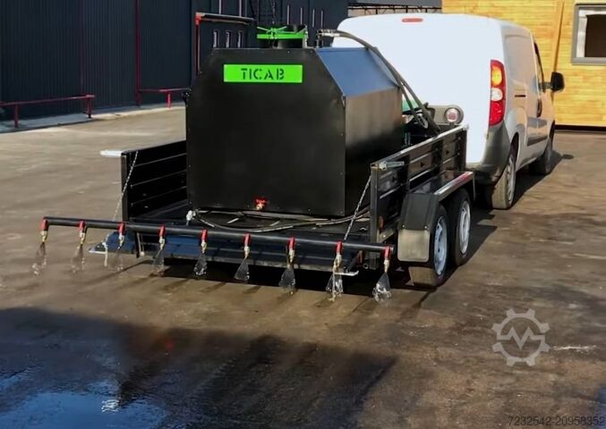 Bitumininės emulsijos purkštuvas TRADE INDUSTRIAL COMPANY AB SP. Z O.O. Bitumen Emulsion Sprayer 200 L,500L