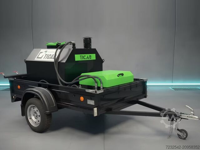 Mieszarka do asfaltu lanego TICAB Bitumen Emulsion Sprayer 200 L,500L