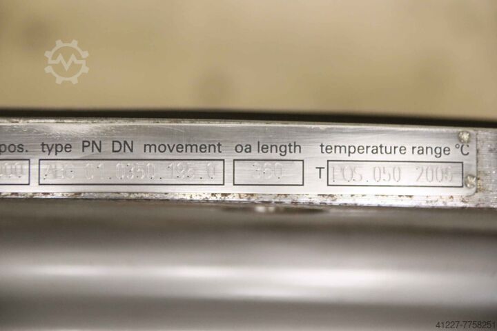 Axial compensator DN350 Witzenmann ABG 01.0350.195.0