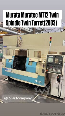 CNC-Drehmaschine mit Doppelspindel und Doppelrevolver Muratec MT-12m