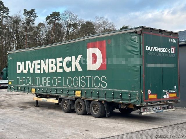 Open oplegger met zeil KRONE SD Pritsche + Plane Edscha-Verdeck Mega