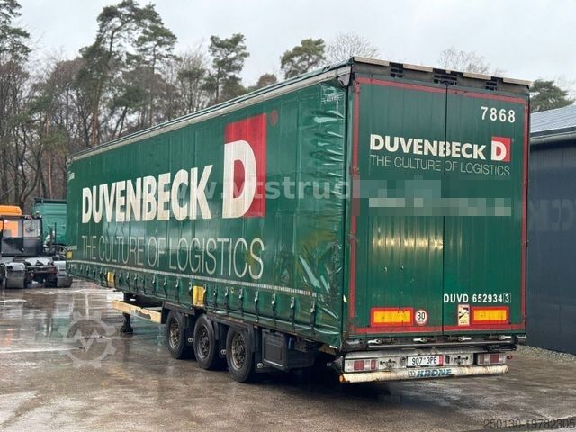 Open oplegger met zeil KRONE SD Pritsche + Plane Edscha-Verdeck Mega