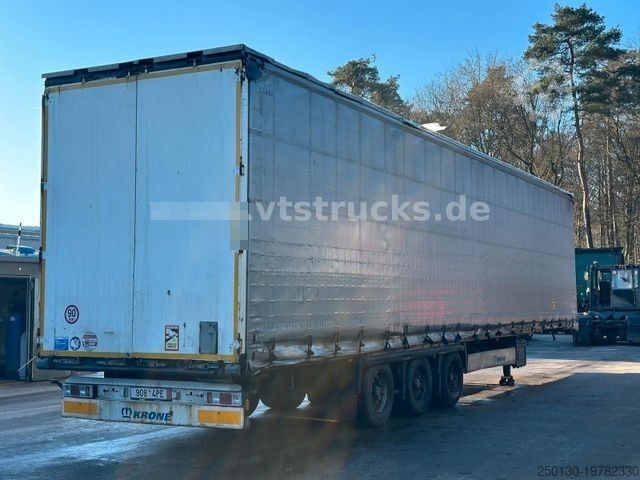 Open oplegger met zeil KRONE SD Pritsche + Plane Edscha-Verdeck Mega