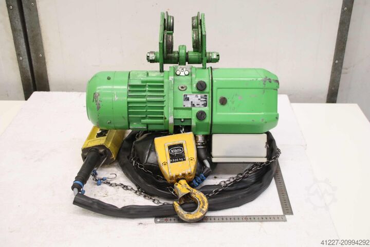 Wciągnik łańcuchowy z wózkiem jezdnym 500 kg Stahl T 302 L