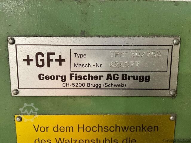 Trục cán nắn GF Georg Fischer TRM 30/75 GF Georg Fischer TRM 30/75