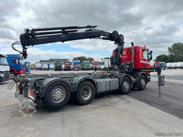 Grúa montada en camión SCANIA G480 8x2*6 Hiab XS166-4 Crane / Tipper