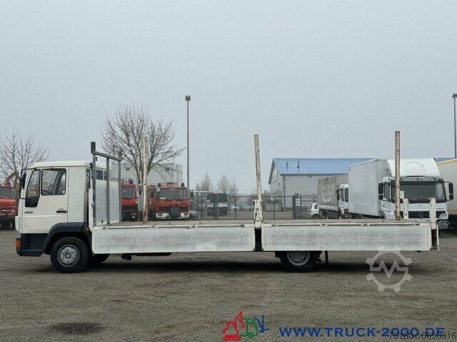 Automobilis ar plakanu platformu MAN 8.163 Lange Pritsche 7.10m 3 Sitzer Nur 217TKM