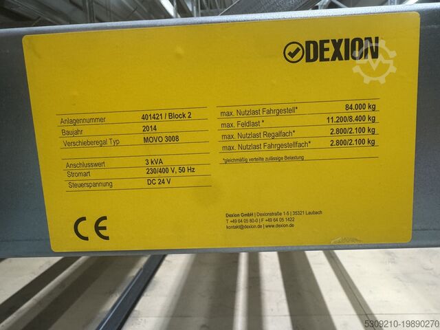 Stalak za teške dužnosti Dexion MOVO 3008
