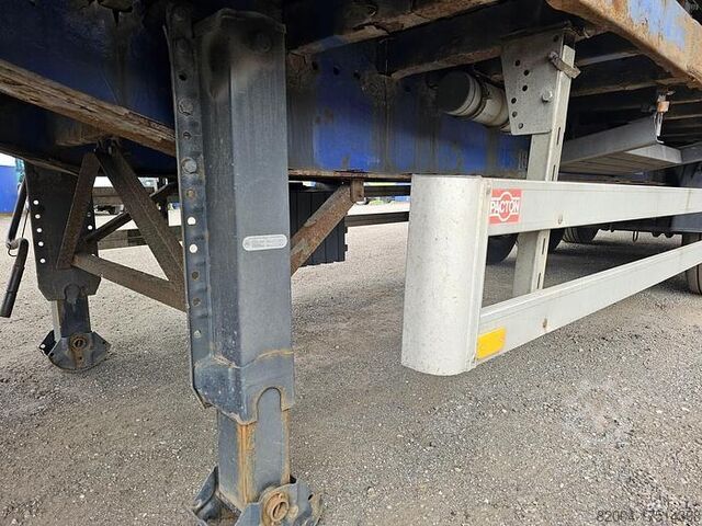 Flatbed PACTON 3 AXLE FLATBED TRAILER BPW DRUM