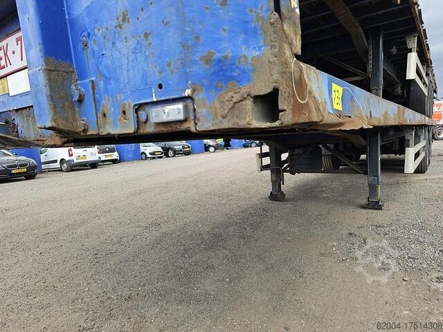 Flatbed PACTON 3 AXLE FLATBED TRAILER BPW DRUM