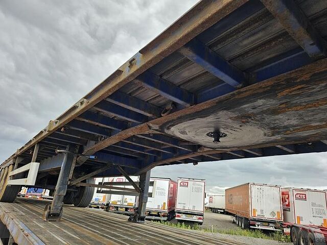 Flatbed PACTON 3 AXLE FLATBED TRAILER BPW DRUM