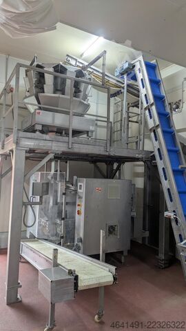 多头称重机与袋装包装机 Multi Weigh, Delta Pack MKW: HDW10 3,5 Schlauchbeutel: DE420 FU