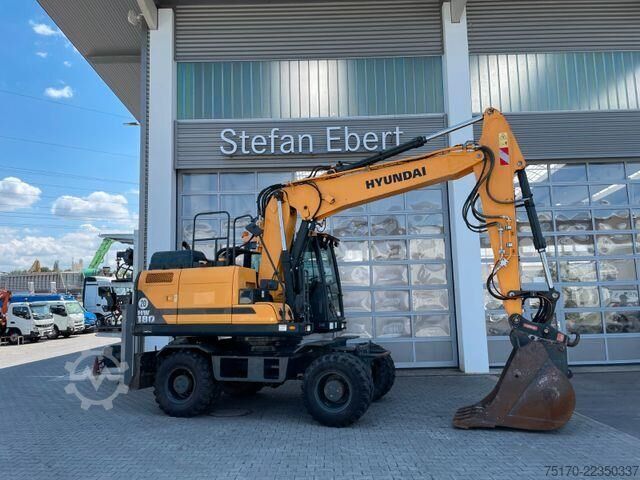 Radbagger Hyundai HW 180 / 6.102h / Tieflöffel / OQ70/55 / Klima