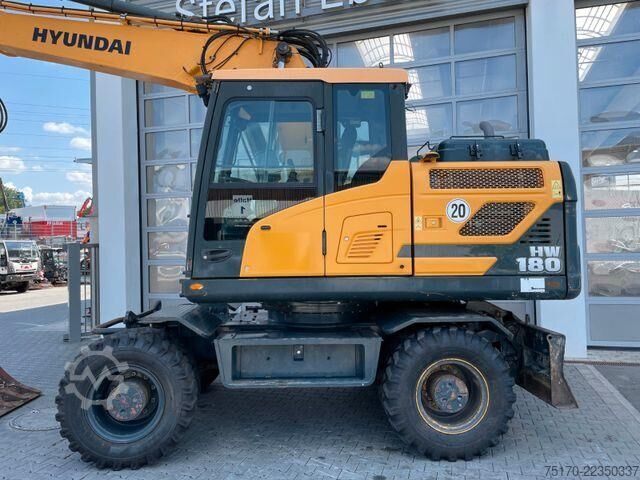 Radbagger Hyundai HW 180 / 6.102h / Tieflöffel / OQ70/55 / Klima
