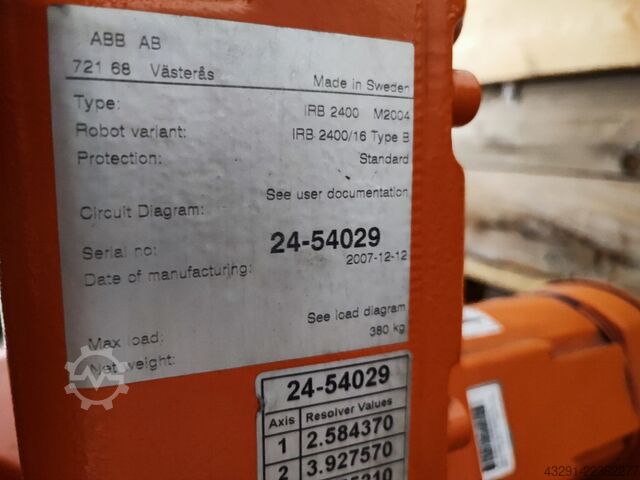 Industrijski robot ABB Robotics IRB 2400/16 IRC5 M2004