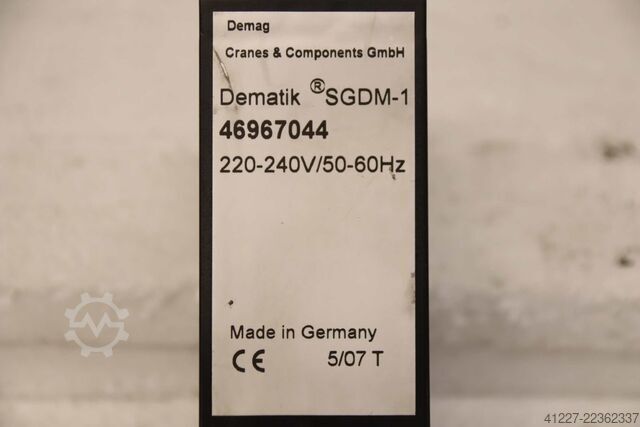 Öryggisgengi Demag Dematik SGDM-1  46967044