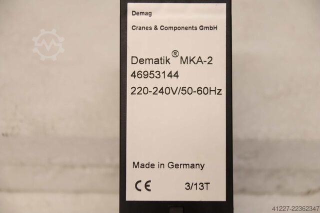Snertitölvusafnari Demag Dematik MKA-2  46953144