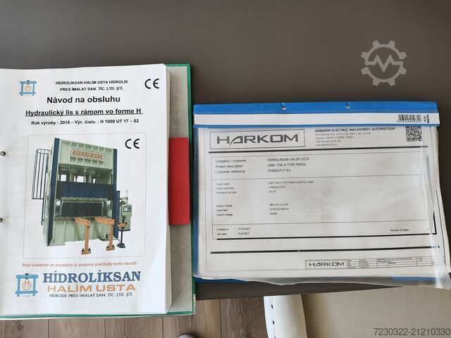 Hidraulična presa Hidroliksan H1000