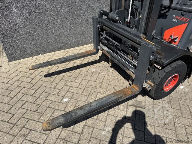 Linde H20D-02/600 Duplo 345 Stranski pomik / Nastavljive vilice / Klima 2018 VW Dizel 6240 ur LINDE H20D-02/600 Duplo 345 Sideshift /  Vorkversteller / Airco 2018 VW Diesel 6240uur