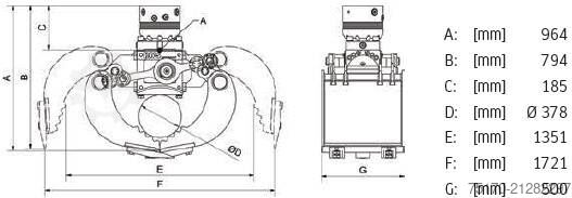 Griber DMS SG9050 Grabgreifer Sortiergreifer / NEU / lagernd